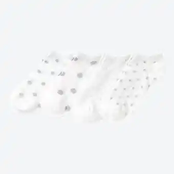 NKD Damen-Sneaker-Socken mit Tupfen-Design, 4er-Pack Angebot