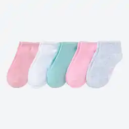 NKD Kinder-Sneaker-Socken mit Glitterdetails, 5er-Pack Angebot