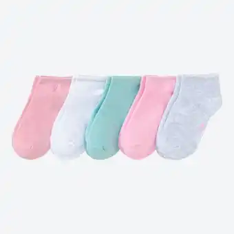 NKD Kinder-Sneaker-Socken mit Glitterdetails, 5er-Pack Angebot