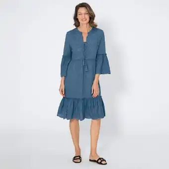 NKD Damen-Kleid mit Rüschen und Stickerei Angebot