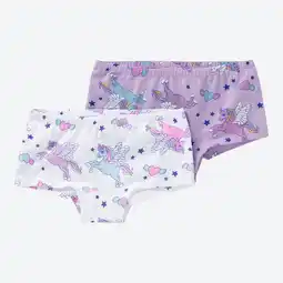NKD Kinder-Mädchen-Panty mit Einhorn All-Over-Print, 2er-Pack Angebot