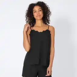NKD Damen-Nachtwäsche-Oberteil aus Viskose und Leinen Angebot