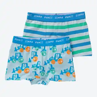 NKD Kinder-Jungen-Retroshorts mit Streifen, 2er-Pack Angebot
