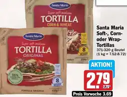 AEZ Santa Maria Soft-, Corn- oder Wrap Tortillas Angebot