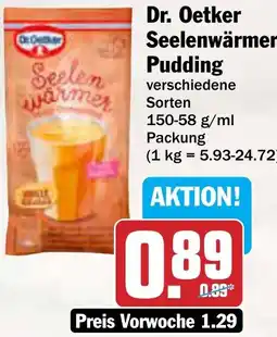 AEZ Dr. Oetker Seelenwärmer Pudding Angebot