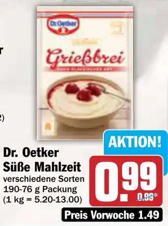 AEZ Dr. Oetker Süße Mahlzeit Angebot