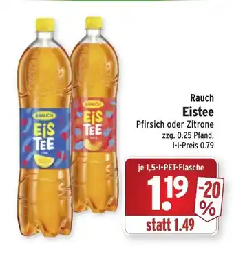 Wasgau Rauch Eistee 1,5L Angebot