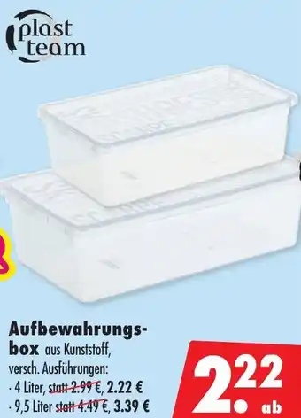 Mäc Geiz plast team Aufbewahrungsbox Angebot