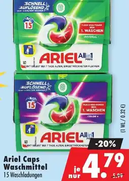 Mäc Geiz Ariel Caps Waschmittel Angebot