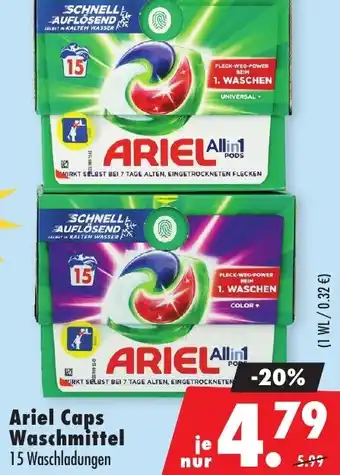 Mäc Geiz Ariel Caps Waschmittel Angebot