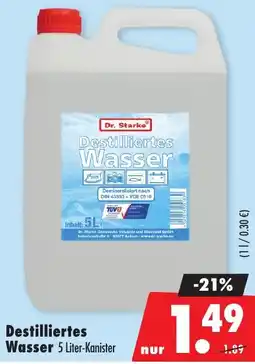 Mäc Geiz Dr. Starke Destilliertes Wasser Angebot