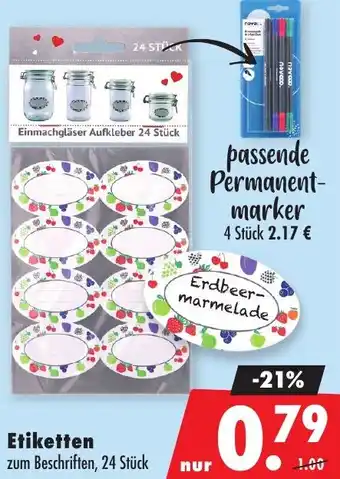 Mäc Geiz Etiketten Angebot
