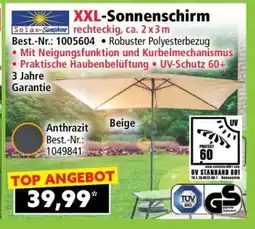 Norma XXL-Sonnenschirm Angebot