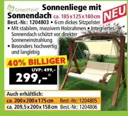 Norma Sonnenliege mit Sonnendach Angebot