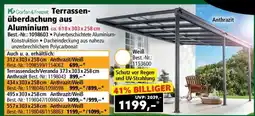 Norma Terrassenüberdachung aus Aluminium Angebot