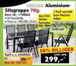 Norma CHILLROI Aluminium-Sitzgruppe 7tlg Angebot