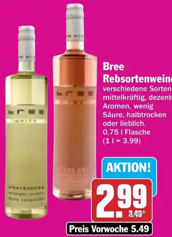 AEZ Bree Rebsortenweine Angebot