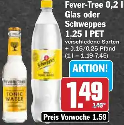 AEZ Fever-Tree oder Schweppes Angebot