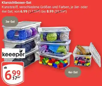 Globus Keeeper Klarsichtboxen-Set Angebot