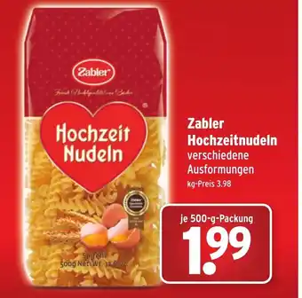 Wasgau Zabler Hochzeitnudeln 500g Angebot