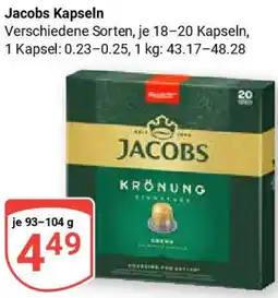 Globus Jacobs Kapseln Angebot