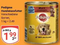 Globus Pedigree Hundenassfutter Angebot