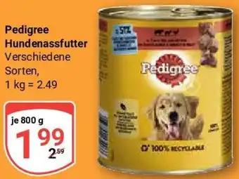 Globus Pedigree Hundenassfutter Angebot
