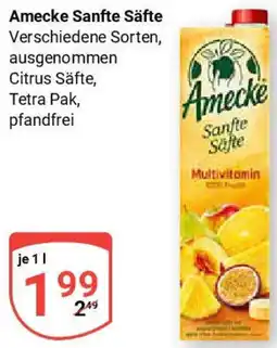 Globus Amecke Sanfte Säfte Angebot