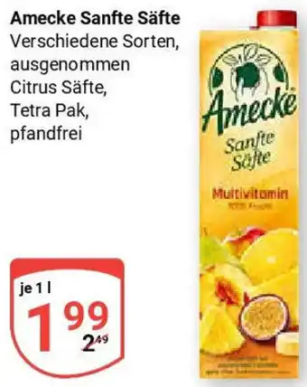 Globus Amecke Sanfte Säfte Angebot