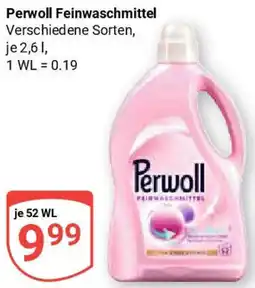 Globus Perwoll Feinwaschmittel Angebot