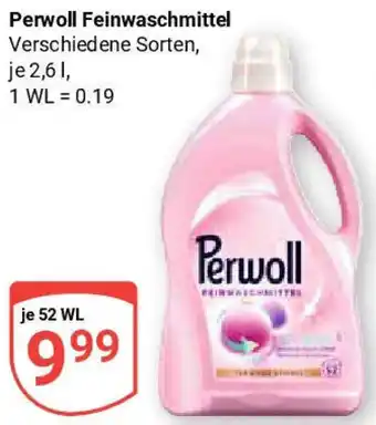 Globus Perwoll Feinwaschmittel Angebot