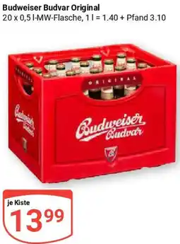Globus Budweiser Budvar Original Angebot