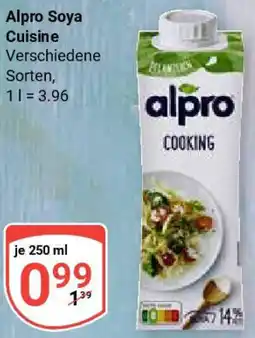 Globus Alpro Soya Cuisine Angebot