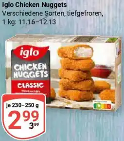 Globus Iglo Chicken Nuggets Angebot