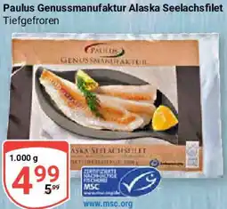 Globus Paulus Genussmanufaktur Alaska Seelachsfilet Angebot
