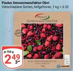 Globus Paulus Genuss manufaktur Obst Angebot