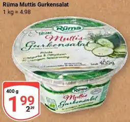 Globus Rüma Muttis Gurkensalat Angebot