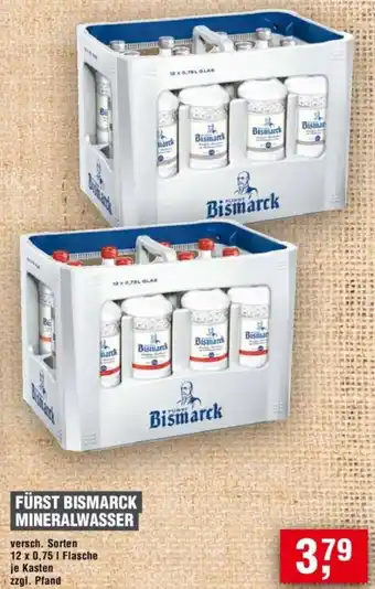 Handelshof Fürst bismarck mineralwasser Angebot