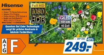 expert Techno Land Hisense 40A5NQ Angebot
