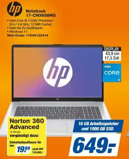 expert Techno Land hp Notebook 17-CN3658NG Angebot