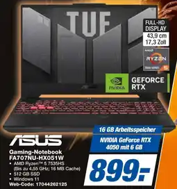 expert Techno Land ASUS Gaming-Notebook FA707NU-HX051W Angebot