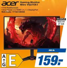 expert Techno Land acer Gaming-Monitor Nitro VG270X1 Angebot
