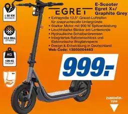 expert Techno Land EGRET E-Scooter Egret X+/ Graphite Grey Angebot