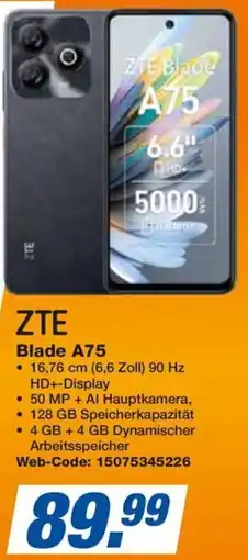 expert Techno Land ZTE Blade A75 Angebot