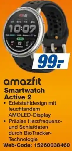 expert Techno Land amazfit Smartwatch Active 2 Angebot
