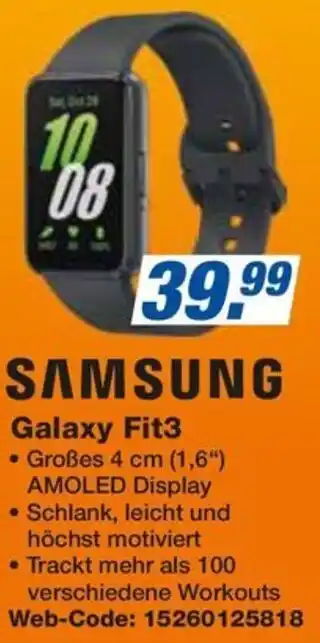 expert Techno Land SAMSUNG Galaxy Fit3 Angebot