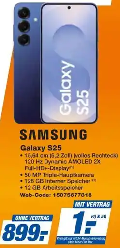expert Techno Land SAMSUNG Galaxy S25 Angebot