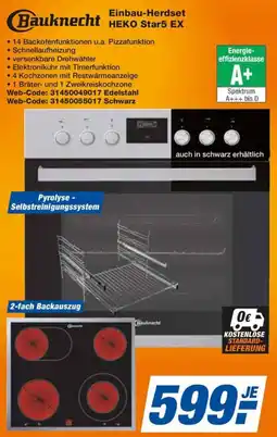 expert Techno Land Bauknecht Einbau-Herdset HEKO Star5 EX Angebot