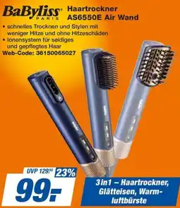 expert Techno Land BaByliss Haartrockner AS6550E Air Wand Angebot