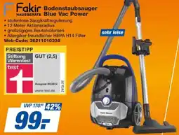 expert Techno Land Fakir Bodenstaubsauger Blue Vac Power Angebot